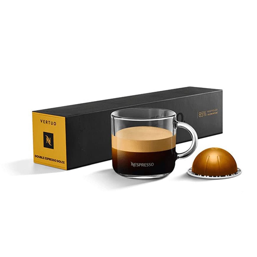 کپسول قهوه نسپرسو ورتو دابل اسپرسو دولچه | Nespresso vertuo Double Espresso Dolce