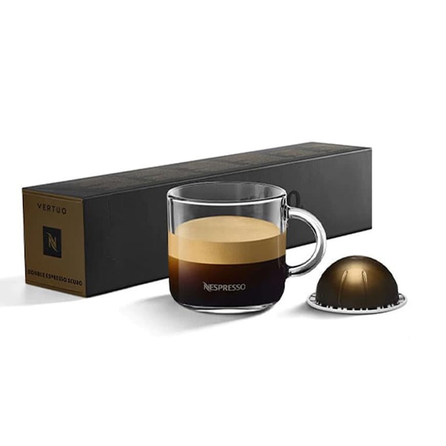 کپسول قهوه نسپرسو ورتو دابل اسپرسو اسکورو | Nespresso vertuo double espresso scuro