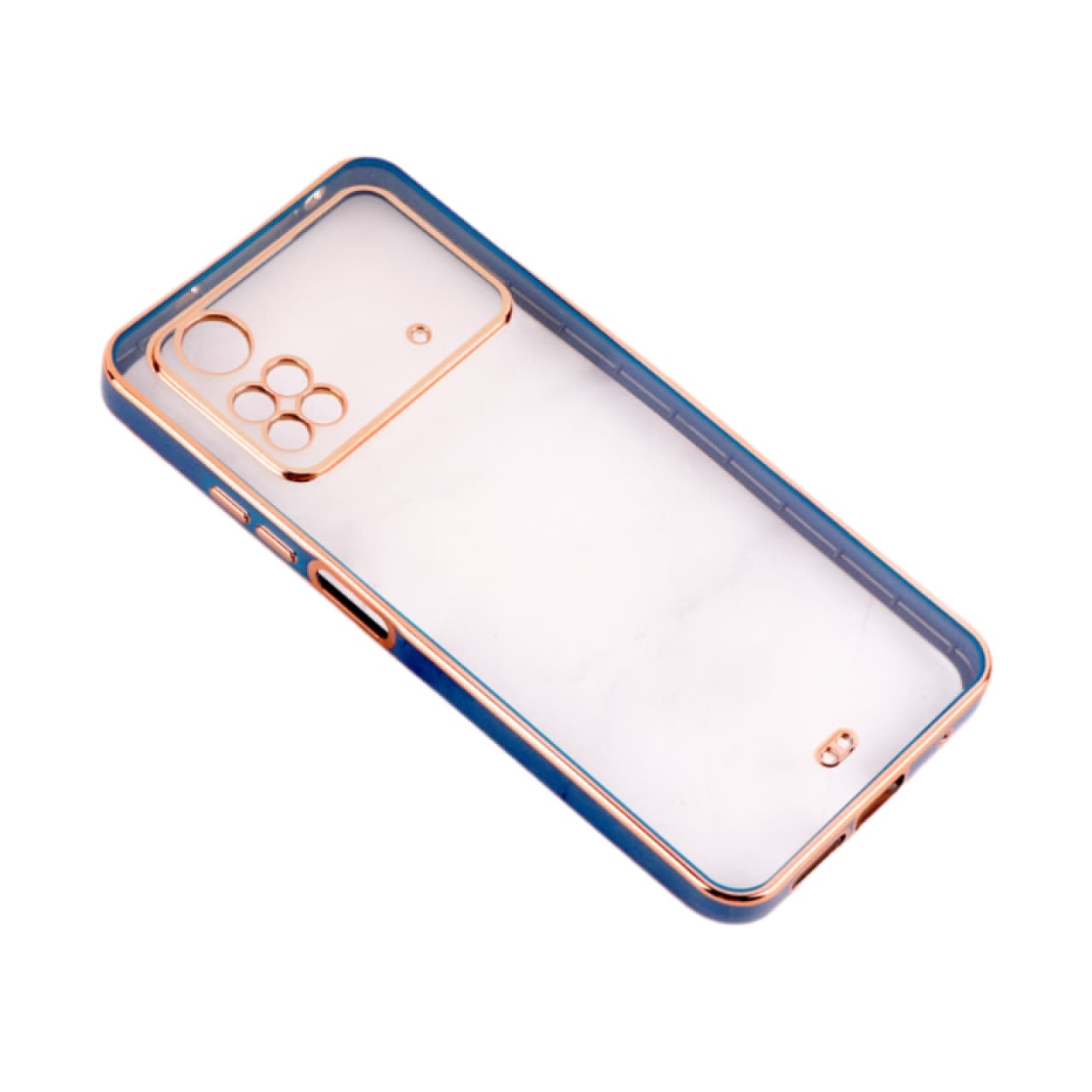 کاور مدل کروم کیس محافظ لنزدار مناسب برای گوشی موبایل شیائومی Xiaomi Poco M4 / M5