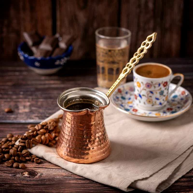 جذوه قهوه جوش مسی در 4 سایز