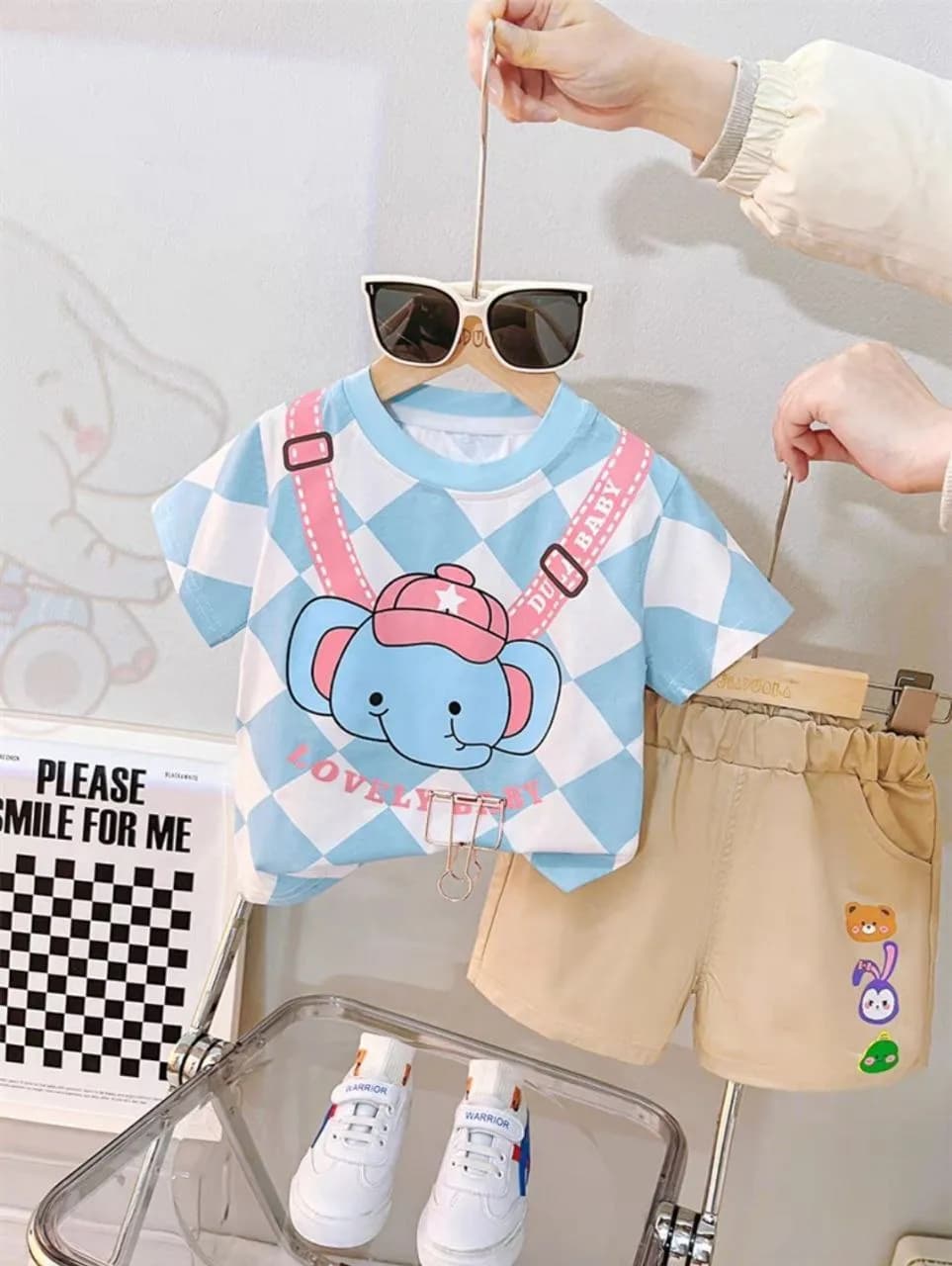 ست تیشرت شورتک Lovely baby