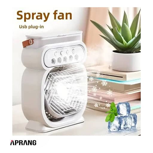 پنکه رومیزی مه پاش ایر کولر مدل Spray Fan
