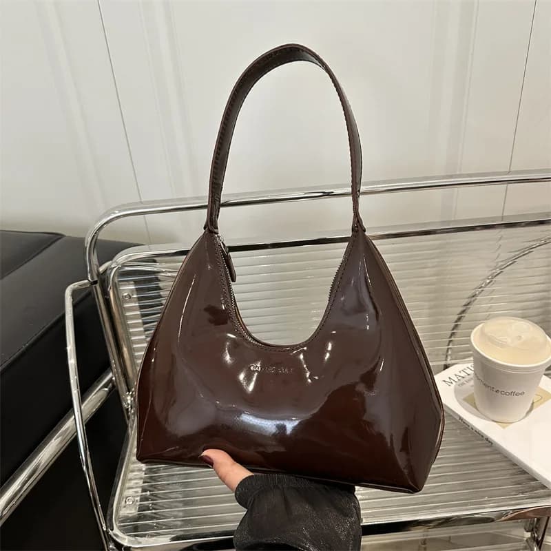 کیف ورنی دوشی زنانه و دخترانه کد 3364