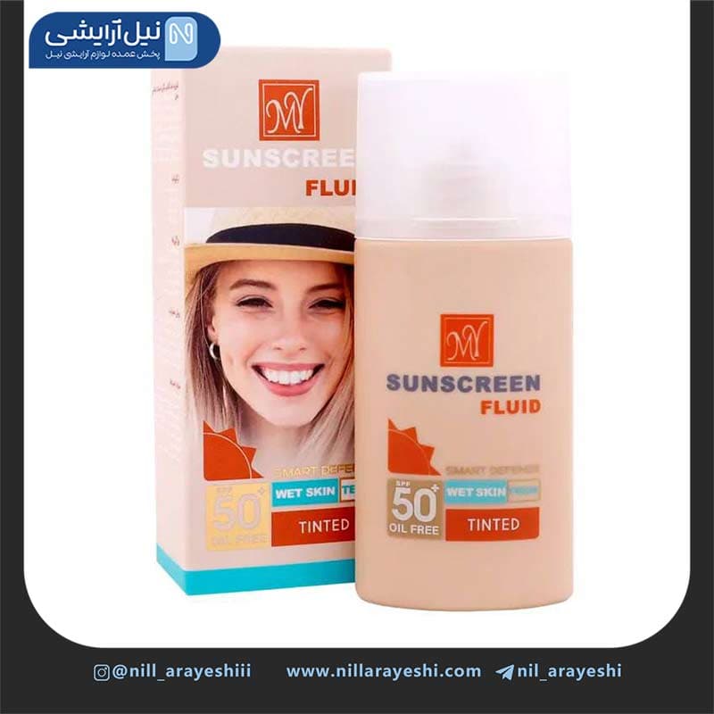 فلوئید ضد آفتاب رنگی اسمارت دیفنس مای spf50