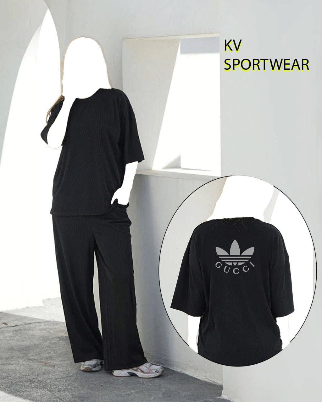 ست تیشرت شلوار اسپرت ورزشی زنانه adidas کد 003