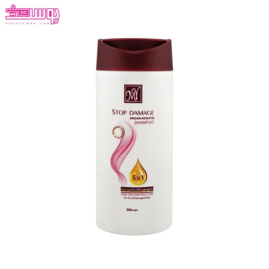 شامپو سر مای مدل استاپ دمیج حجم 200ml