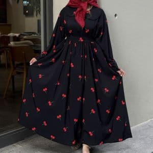 پیراهن چیندار گیلاس