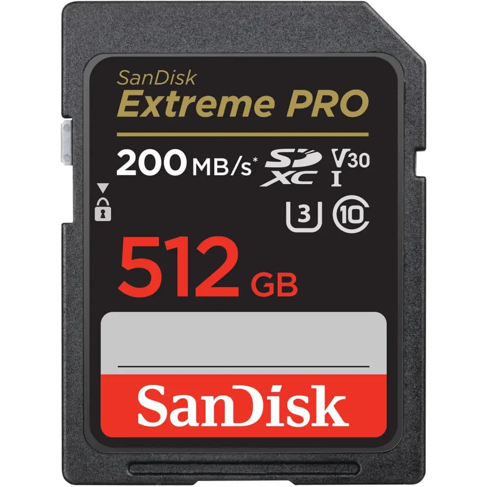کارت حافظه SDXC سن دیسک مدل Extreme Pro V30 کلاس 10 استاندارد UHS-I U3 سرعت 200mbps ظرفیت 512 گیگابایت