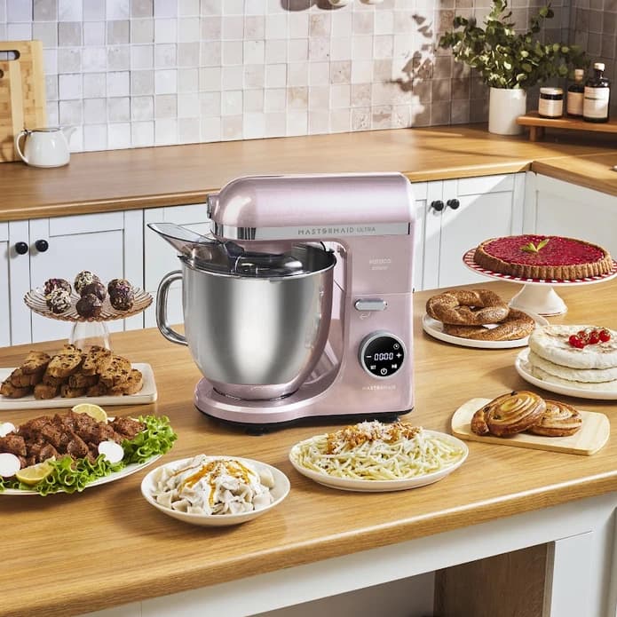 همزن کاسه دار کاراجا Mastermaid Chef Ultra رزگلد ۲۰۰۰ وات