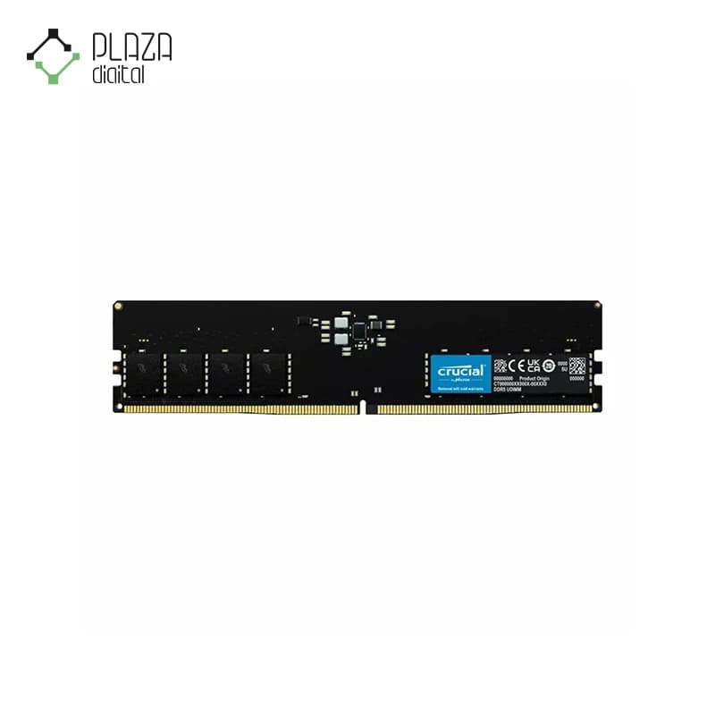 رم دسکتاپ DDR5 تک کاناله 4800 مگاهرتز کروشیال مدل CL40 Crucial 32GB ظرفیت 32 گیگابایت