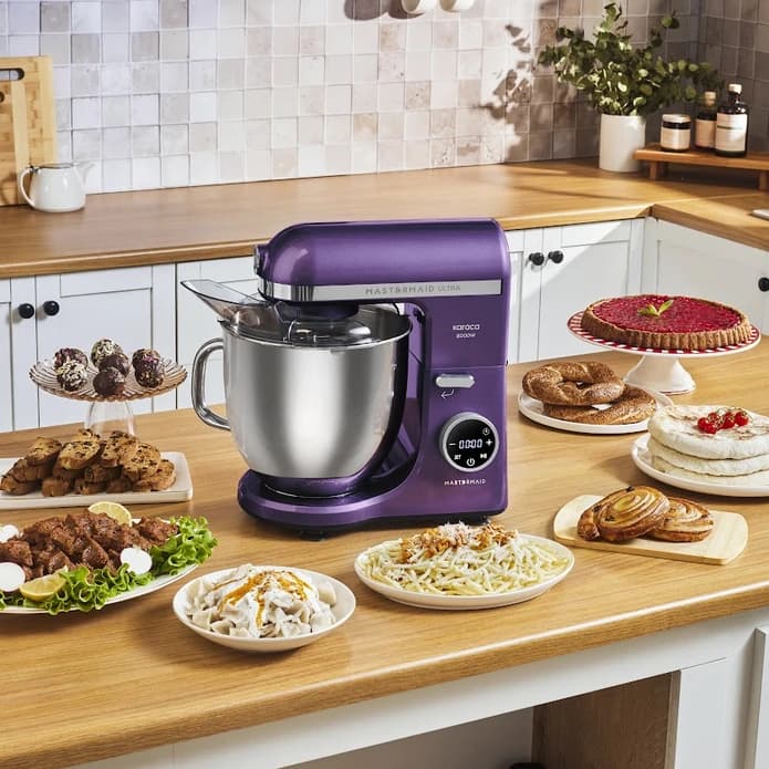 همزن کاسه دار کاراجا Mastermaid Chef Ultra بنفش ۲۰۰۰ وات