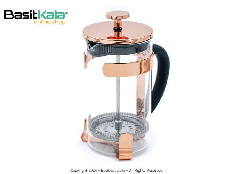 فرنچ پرس مدل BV101 رزگلد 600 میلیلیتری وان کافی