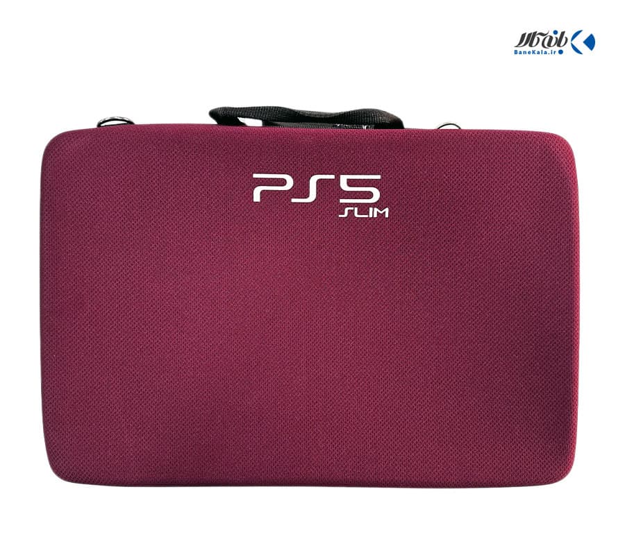 کیف حمل ps5 اسلیم رنگ زرشکی