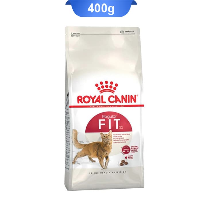 غذای خشک گربه بالغ رویال کنین (فیت) طعم مرغ وزن 400گرم Royal Canin Adult Cat Regular Fit