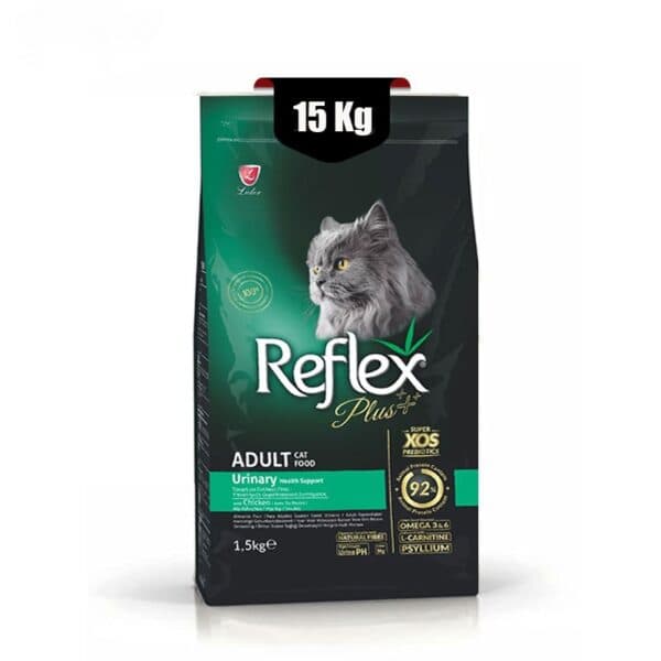 غذای خشک گربه یورینری رفلکس پلاس با طعم مرغ (Reflex Plus Urinary with Chicken) وزن 15 کیلوگرم