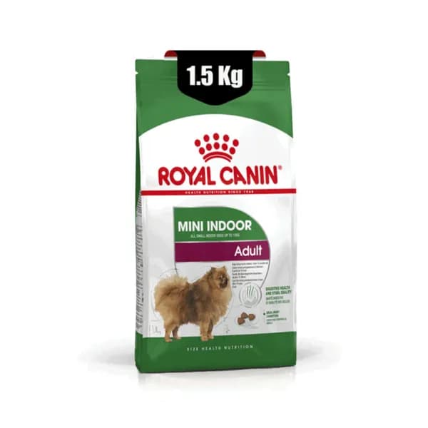 غذای خشک سگ مینی ایندور ادالت رویال کنین (Royal Canin Mini Indoor Adult) وزن 1.5 کیلوگرم