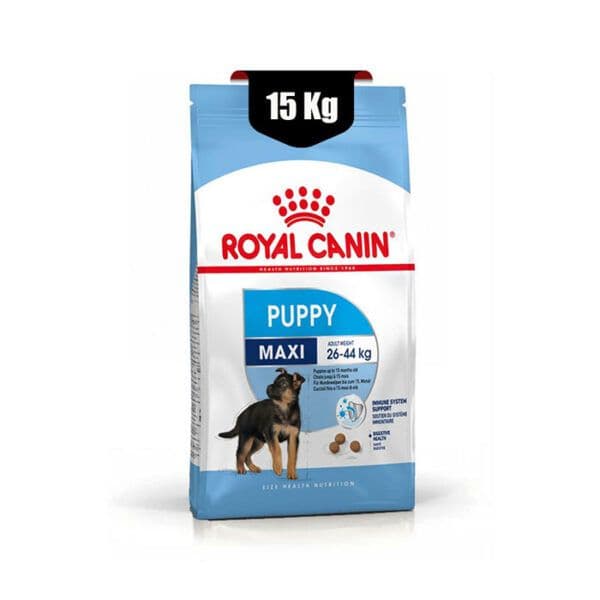 غذای خشک توله سگ نژاد بزرگ مکسی پاپی رویال کنین (Royal Canin Maxi Puppy) وزن 15 کیلوگرم