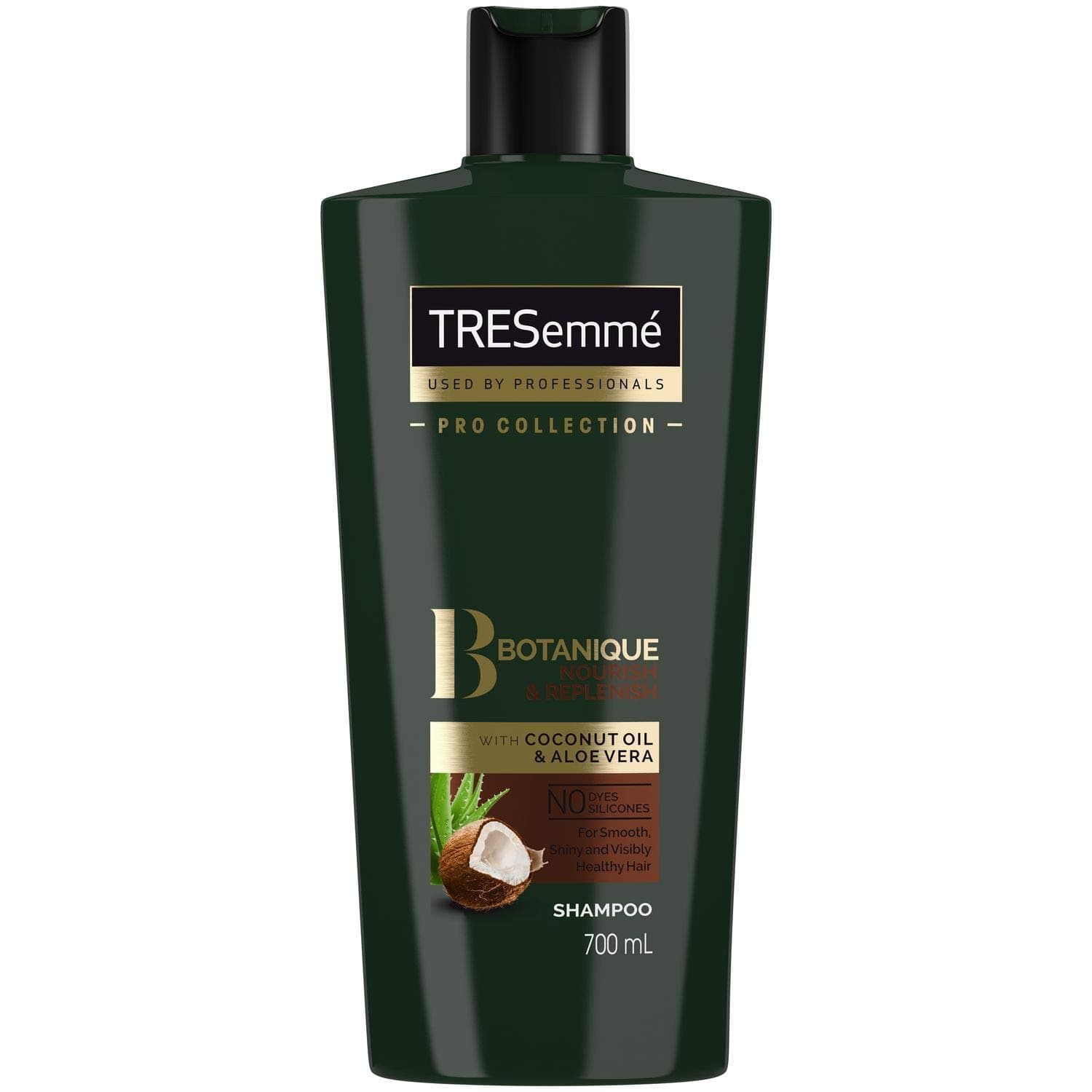 شامپو روغن نارگیل و آلوئه ورا ترزمه سبز Tresemme Nourish & Replenish Botanique Shampoo