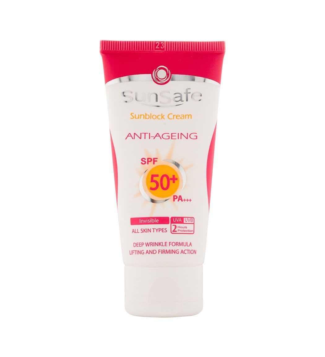 کرم ضد آفتاب و ضد چروک SunSafe SPF50