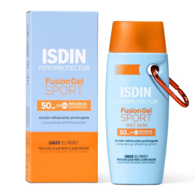 ژل ضد آفتاب فیوژن اسپرت ایزدین SPF50 حجم 100 میل Isdin Fotoprotector Fusion Gel Sport SPF50⁺ 100 ml