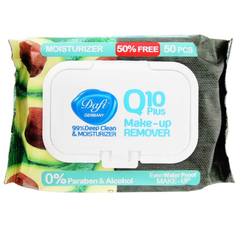 دستمال مرطوب پاک کننده آرایش دافی مدل Q10 Plus