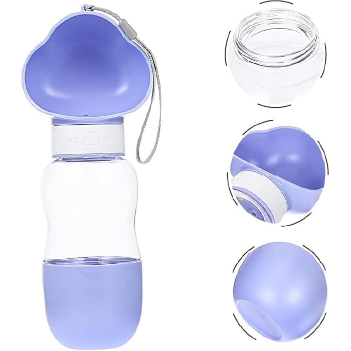 قمقمه آب سگ و گربه پرتابل ابری 360 میلی لیتر کد 106337 Cloud Portable Water Bottle