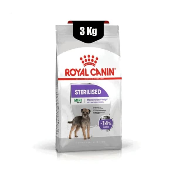 غذای خشک سگ مینی استریلایزد عقیم شده رویال کنین (Royal Canin Mini Sterilised) وزن 3 کیلوگرم