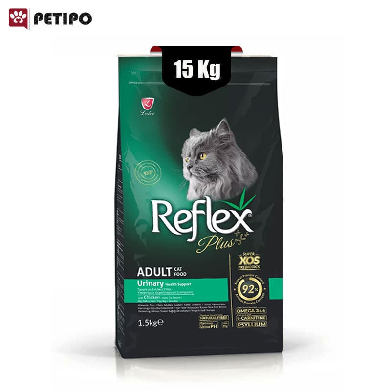 غذای خشک گربه یورینری رفلکس پلاس با طعم مرغ (Reflex Plus Urinary with Chicken) وزن 15 کیلوگرم