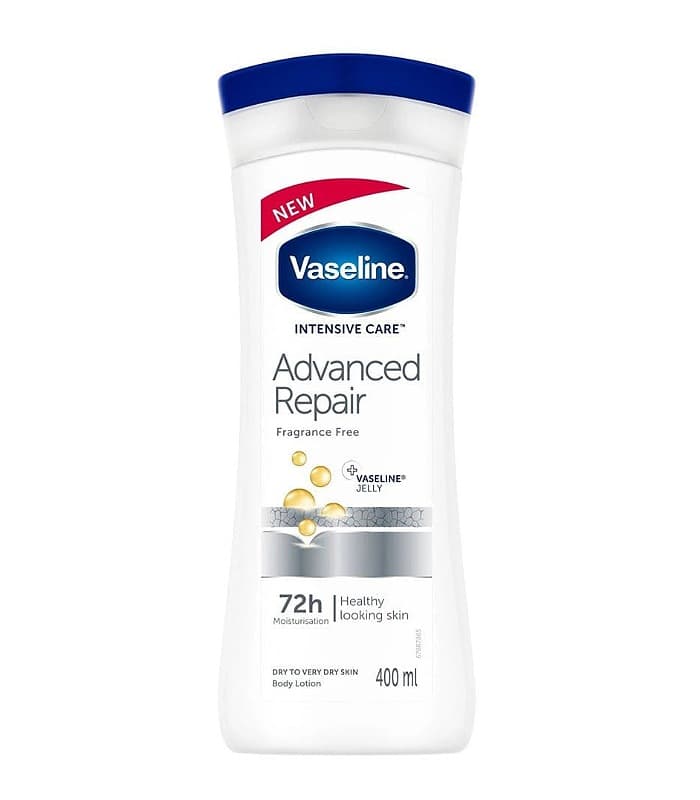 لوسیون بدن وازلین عصاره جو دو سرDry Skin Repair Body Lotion Vaseline