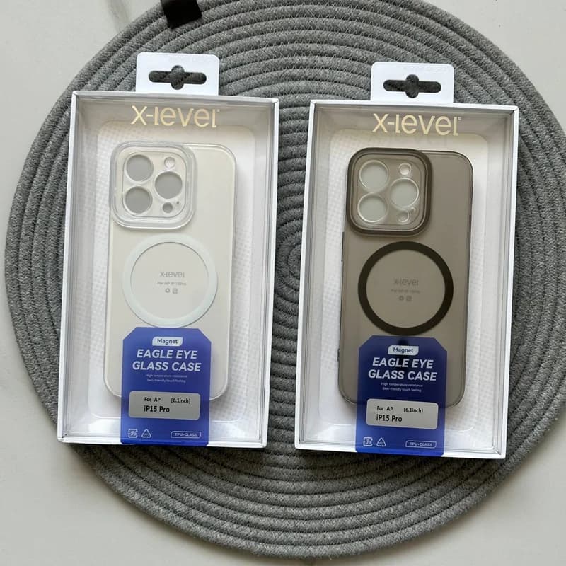 قاب گوشی آیفون X-Level Eagle Eye Glass پشت مات دور نرم ایکس لول