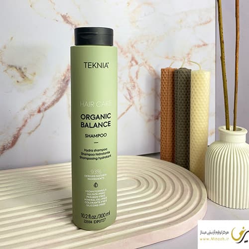 شامپو روزانه بدون سولفات لاکمه تکنیا مدل ارگانیک بالانس Lakmé Shampoo free sulfate