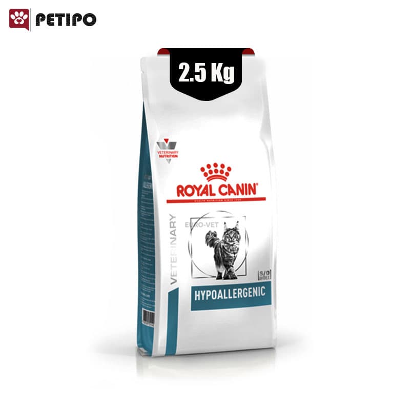 غذای خشک گربه هایپو آلرجنیک رویال کنین (Royal Canin Cat Hypoallergenic) وزن 2.5 کیلوگرم