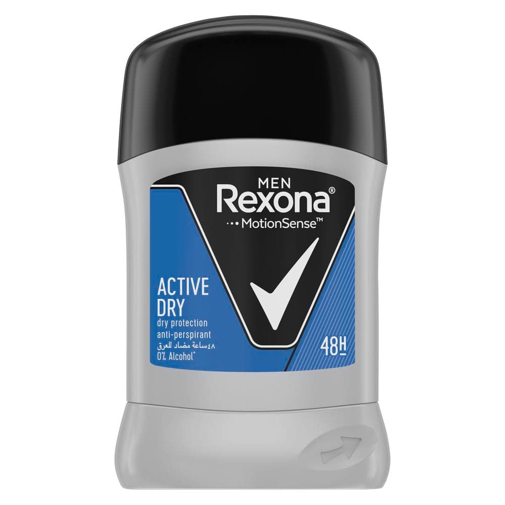 مام صابونی مردانه رکسونا REXONA مدل موشن سنس اکتیو درای MOTION SENSE ACTIVE DRY