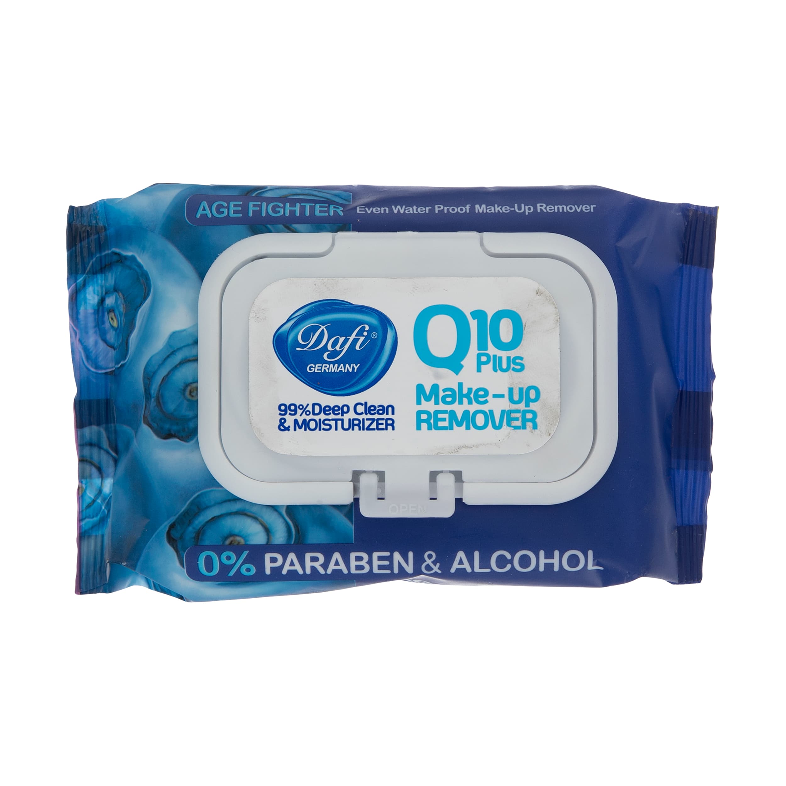دستمال مرطوب پاک کننده آرایش دافی مدل Q10 Plus