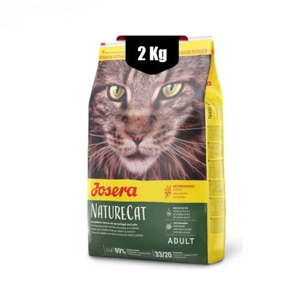 غذای خشک گربه نیچر کت بدون غلات جوسرا (Josera NatureCat Grain Free) وزن 2 کیلوگرم