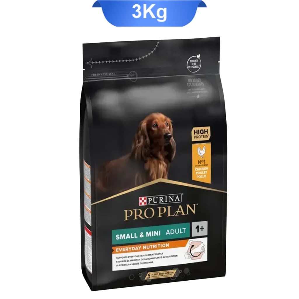 غذا خشک روزانه سگ بالغ نژاد کوچک پروپلن وزن 3 کیلوگرم ProPlan Small and Mini Everyday Nutrition