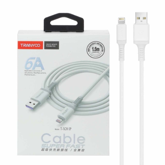 کابل تبدیل فست آیفون ترانیو مدل T-X20 IP به طول 1.5 متر
