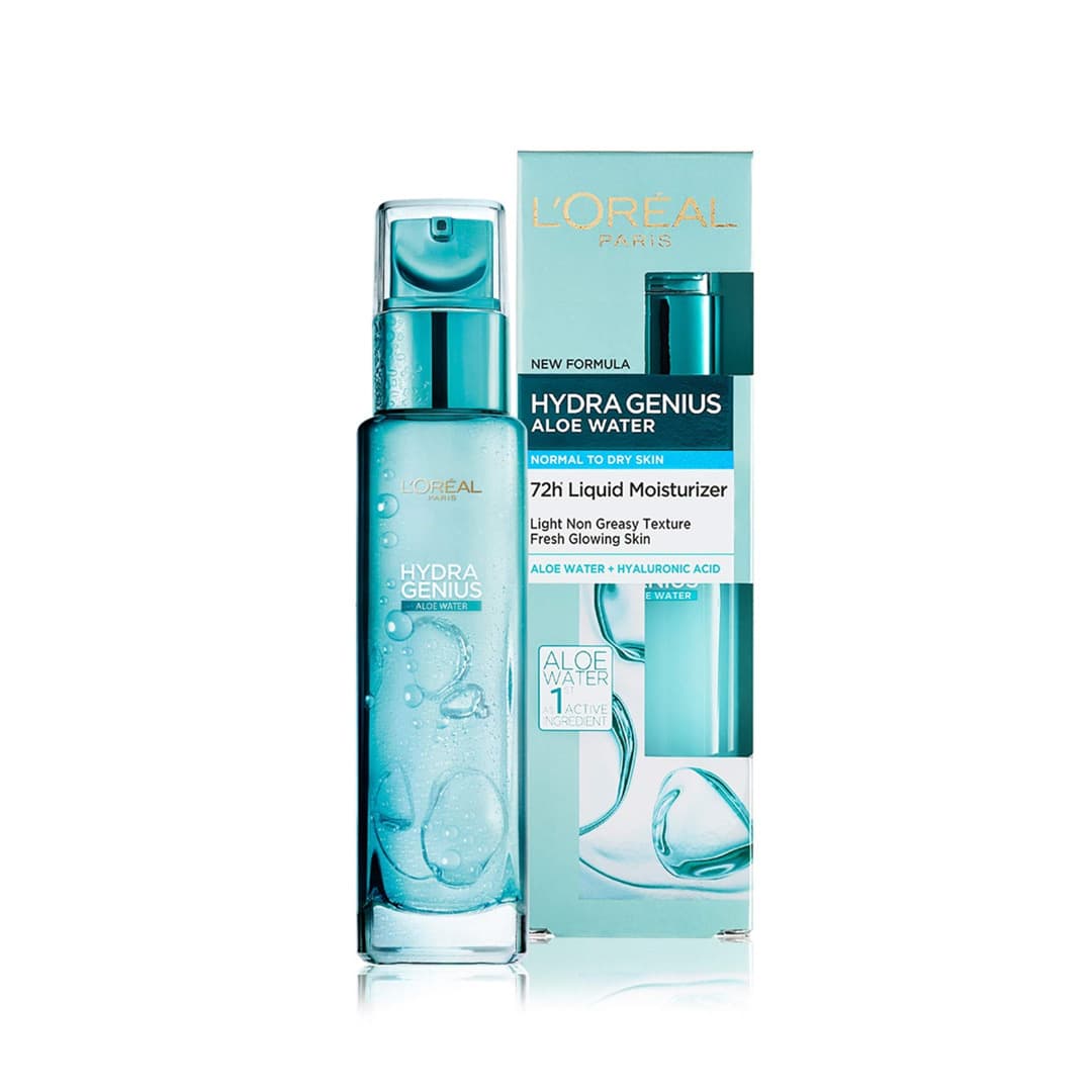 سرم آبرسان آلوئه ورا پوست نرمال تا خشک لورال Loreal Serum Aloe vera Skin So Dry