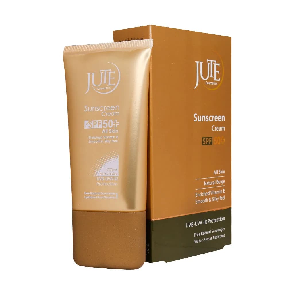 کرم ضد آفتاب بی رنگ ژوت با SPF50 مناسب انواع پوست