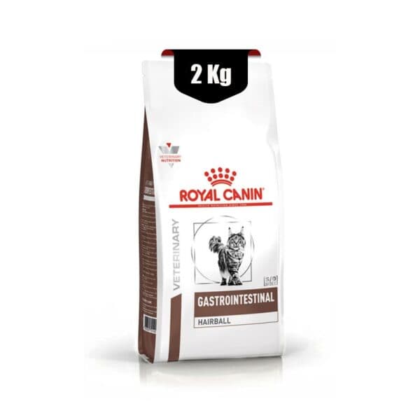 غذای خشک گربه گاسترو اینتستینال هیربال رویال کنین (Royal Canin Cat Gastrointestinal Hairball) وزن 2 کیلوگرم