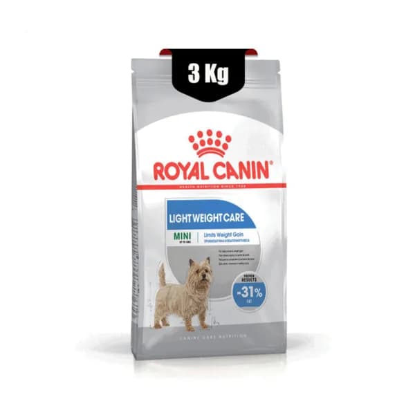 غذای خشک سگ مینی لایت ویت کر رویال کنین (Royal Canin Mini Light Weight Care) وزن 3 کیلوگرم