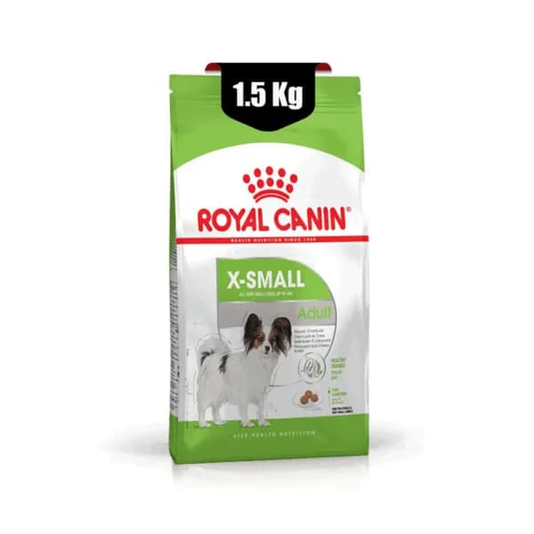 غذای خشک سگ ایکس اسمال ادالت رویال کنین (Royal Canin X-Small Adult) وزن 1.5 کیلوگرم