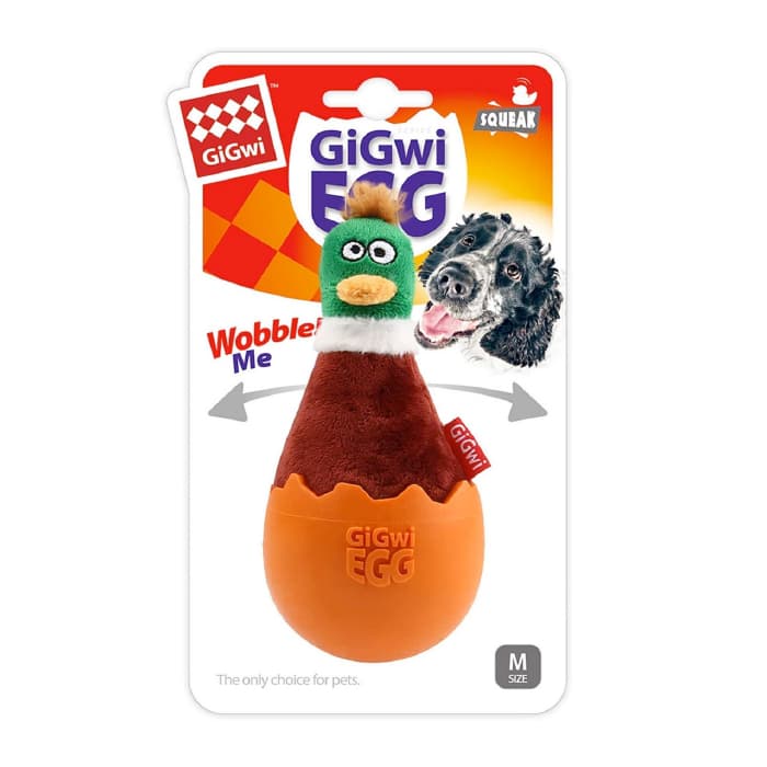 عروسک اسباب بازی سگ گیگوی gigwi فورپت مدل تخم مرغی
