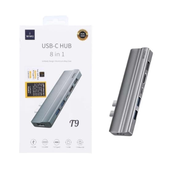 هاب 8 پورت USB-C ویوو مدل Alpha T9