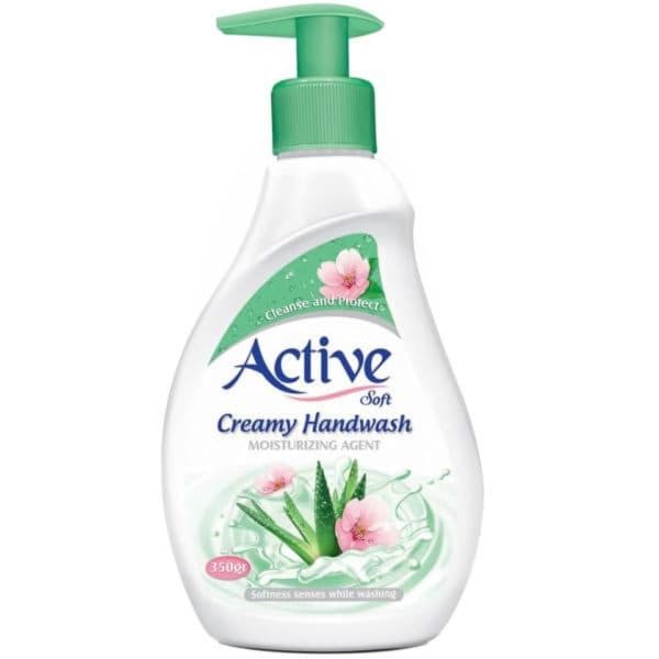 مایع دستشویی کرمی سری دیپ کر رایحه آلوئه ورا اکتیو 350 گرم