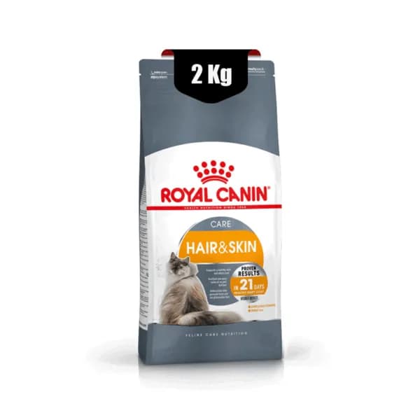 غذای خشک گربه مخصوص پوست و مو رویال کنین (Royal Canin Cat Hair and Skin) وزن 2 کیلوگرم