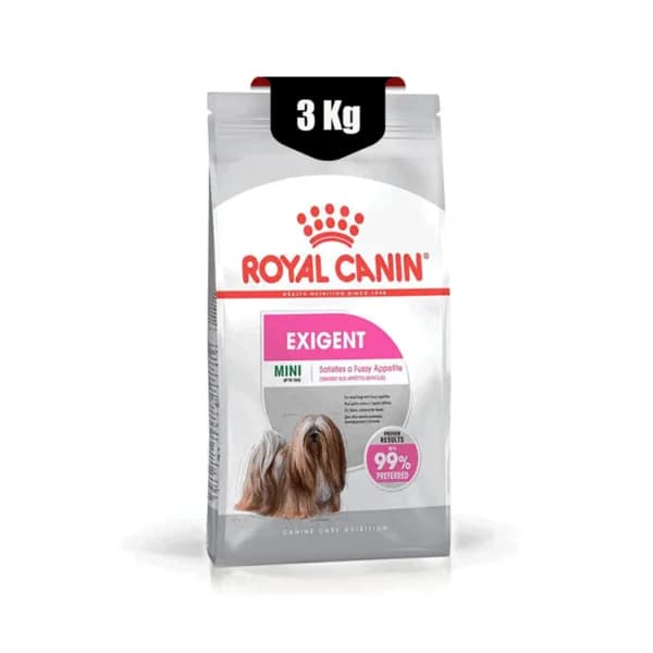 غذای خشک سگ مینی اگزیجنت رویال کنین (Royal Canin Mini Exigent) وزن 3 کیلوگرم