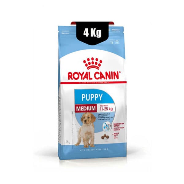 غذای خشک سگ مدیوم پاپی رویال کنین (Royal Canin Medium Puppy) وزن 4 کیلوگرم