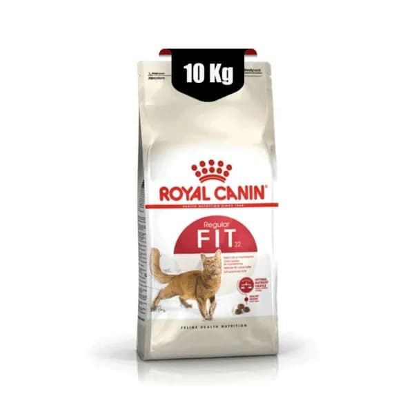 غذای خشک گربه بالغ ریگولار فیت رویال کنین (Royal Cat Canin Regular Fit 32) وزن 10 کیلوگرم