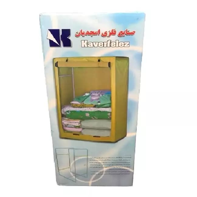 کمد برزنتی مدل جارختخوابی تمام فلزی امجدیان تشک یک متری